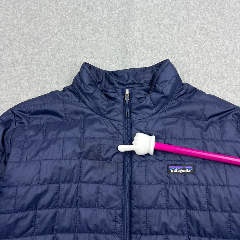 Patagonia Nano Puff Jacket Mens XL Blue Quilted Full Zip Insulated Puffer 84212